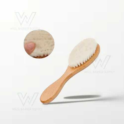 Brocha Extra Suave de Madera para Barbería — Genérico
