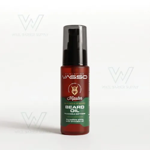 Aceite para Barba y Bigote VASSO Hipster Beard Oil 75 ml - Con Aceite de Aguacate y Ricino — VASSO