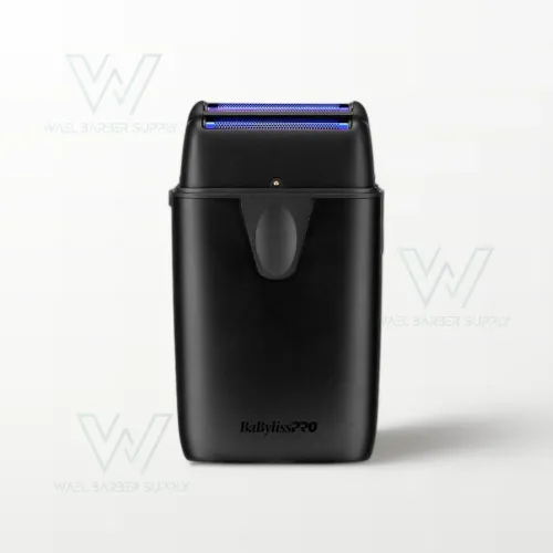 Afeitadora Shaver BaBylissPRO UVFOIL Negra Doble Lámina con Desinfección UV — BaBylissPRO